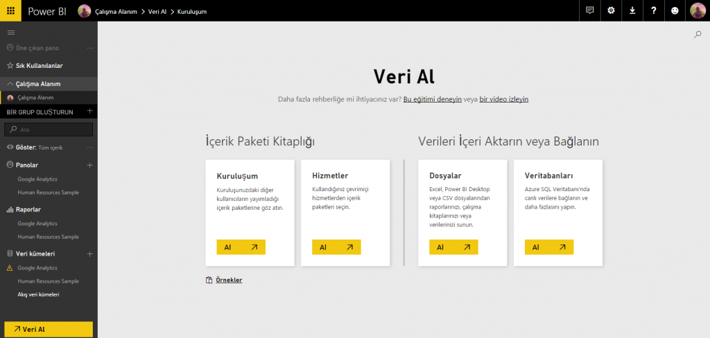 Power BI Ana Sayfa Power BI nedir? Nerelerde Kullanılır?